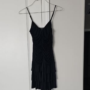 Guess Black Sleeveless Cocktail Mini Dress